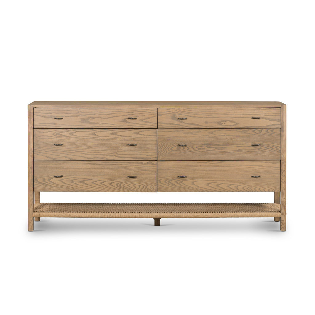 Zuma 6 Drawer Dresser - Dune Ash Veneer
