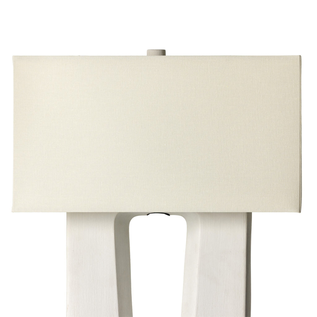 Cuit Table Lamp - Matte White Porcelain Ceramic