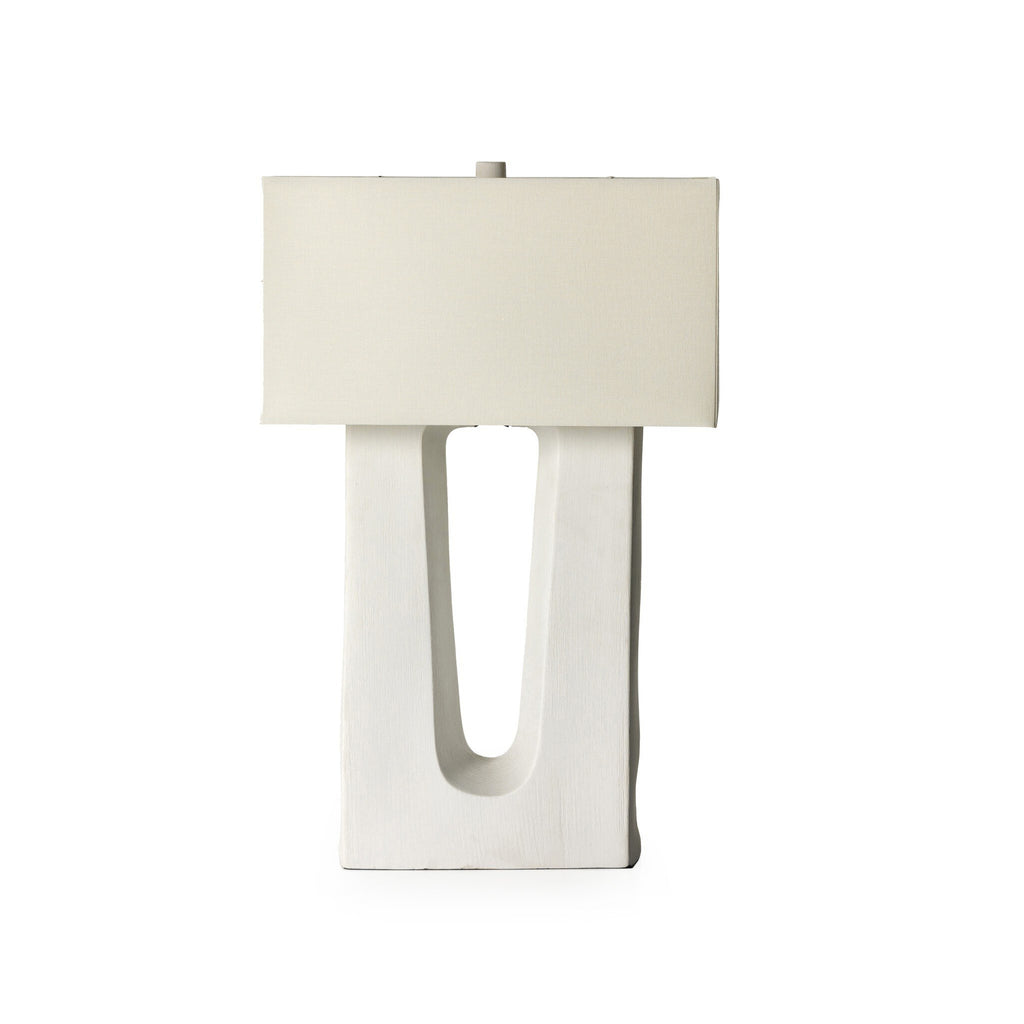 Cuit Table Lamp - Matte White Porcelain Ceramic