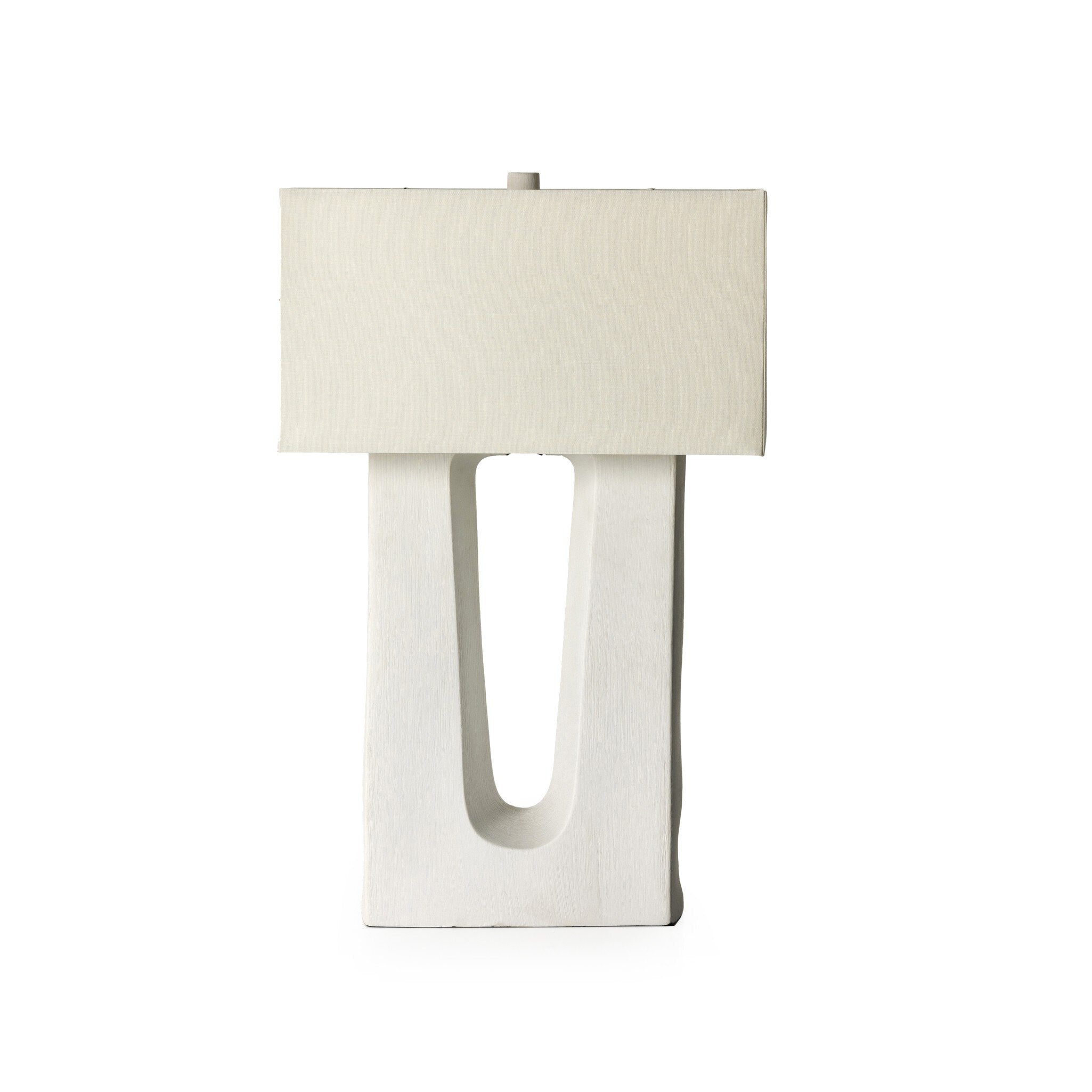 Cuit Table Lamp - Matte White Porcelain Ceramic
