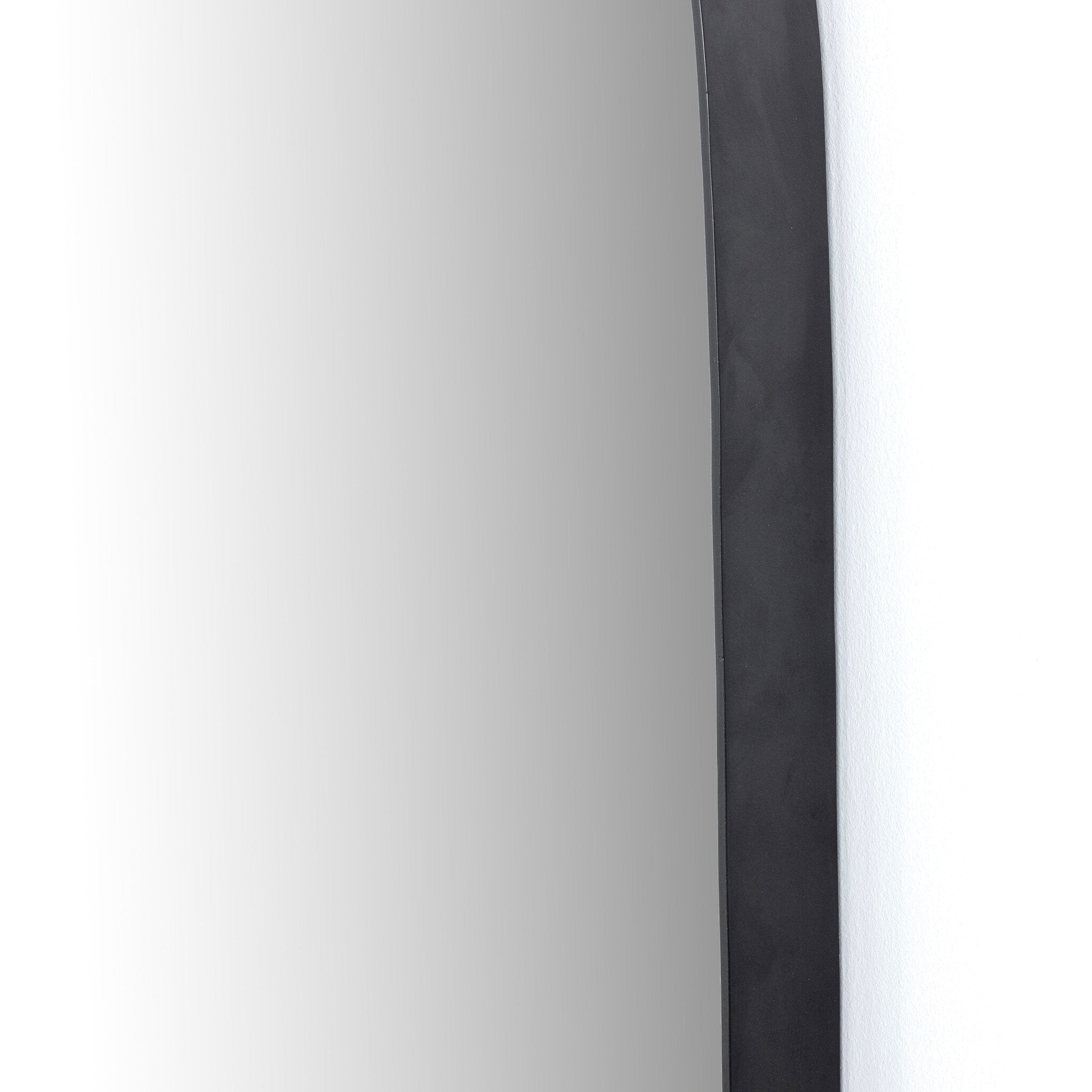 Georgina Wide Mirror - Iron Matte Black