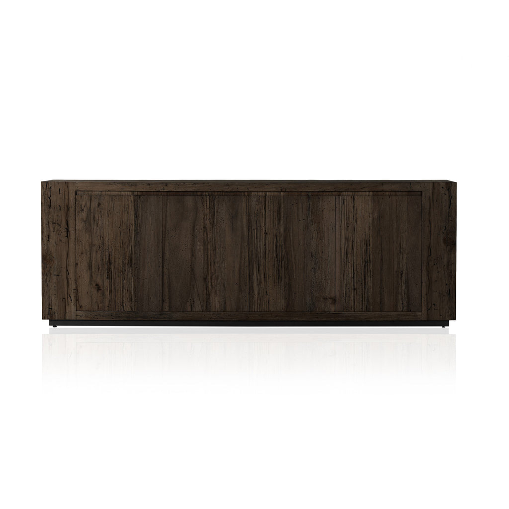 Abaso Sideboard - Ebony Rustic Wormwood Oak