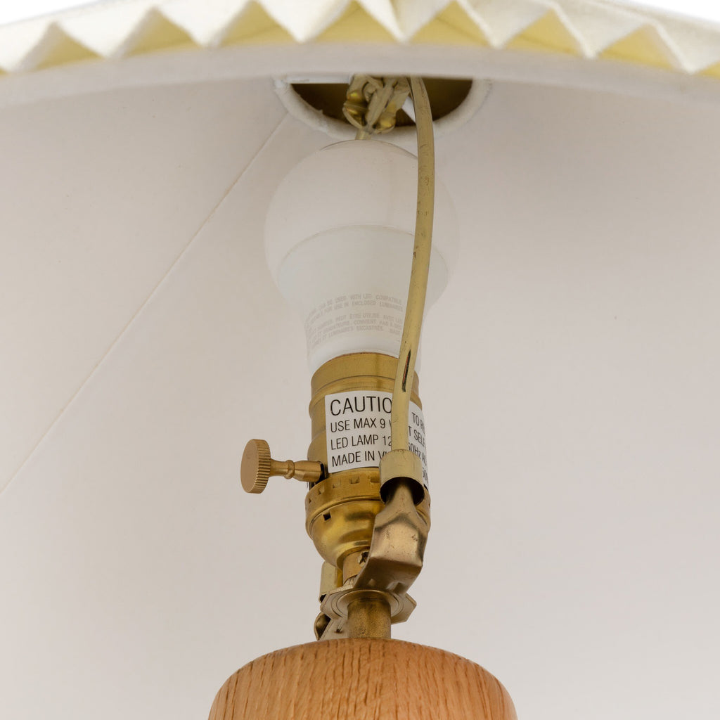 Nora Table Lamp - Light Oak