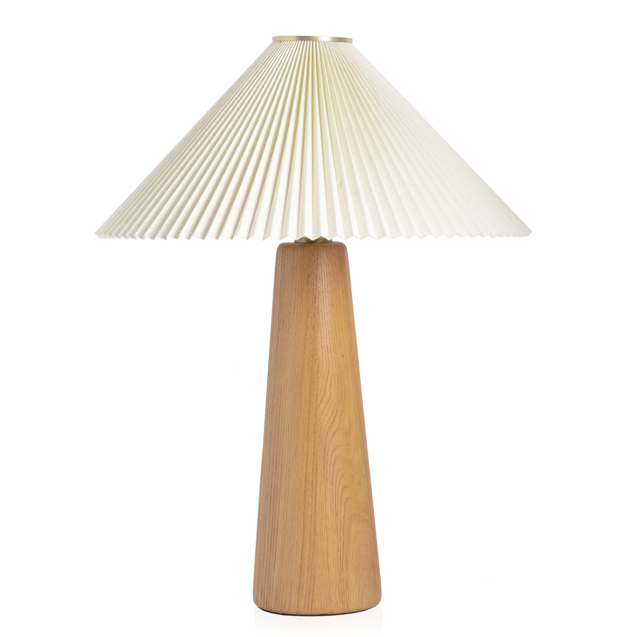 Nora Table Lamp - Light Oak