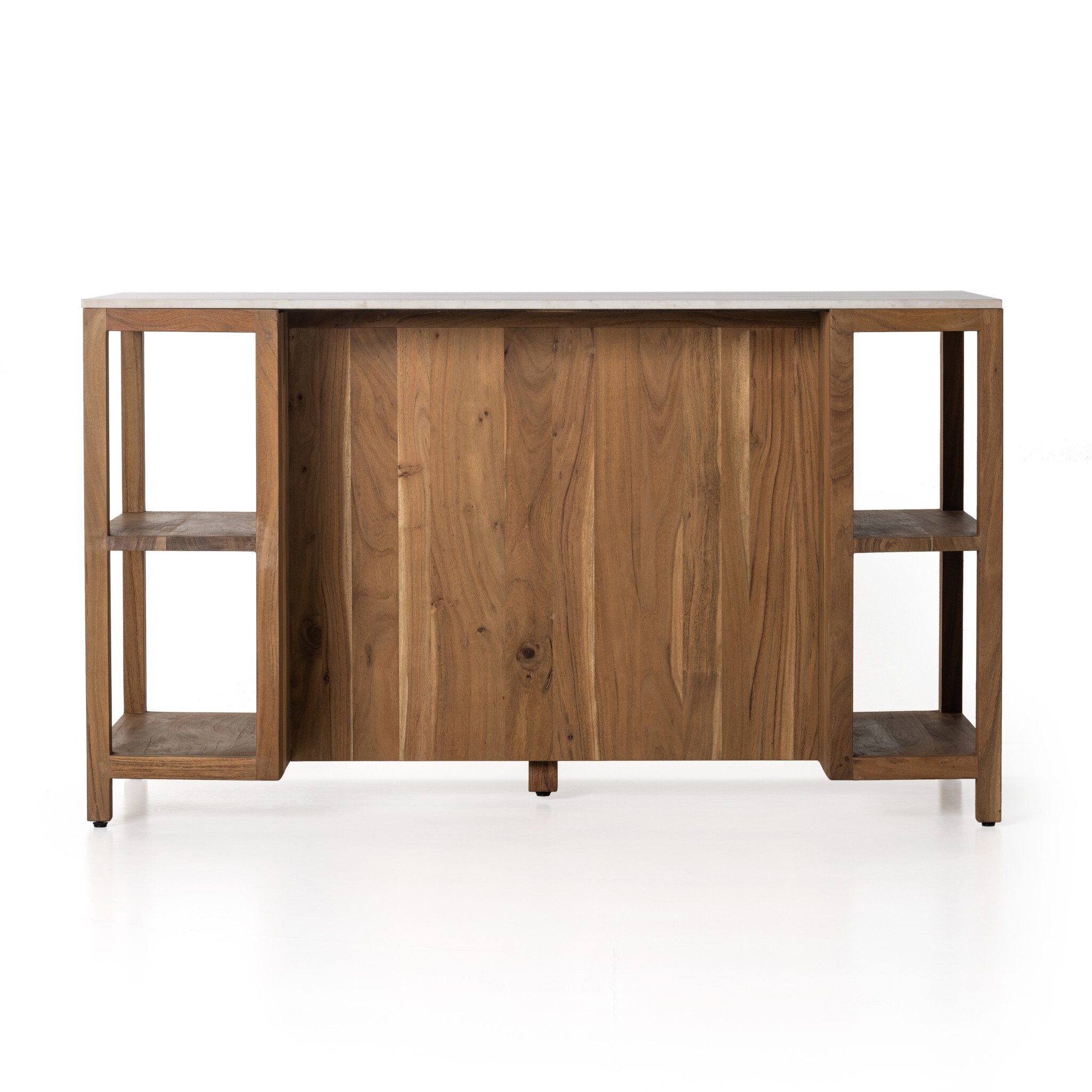 Indira Kitchen Island - White Marble