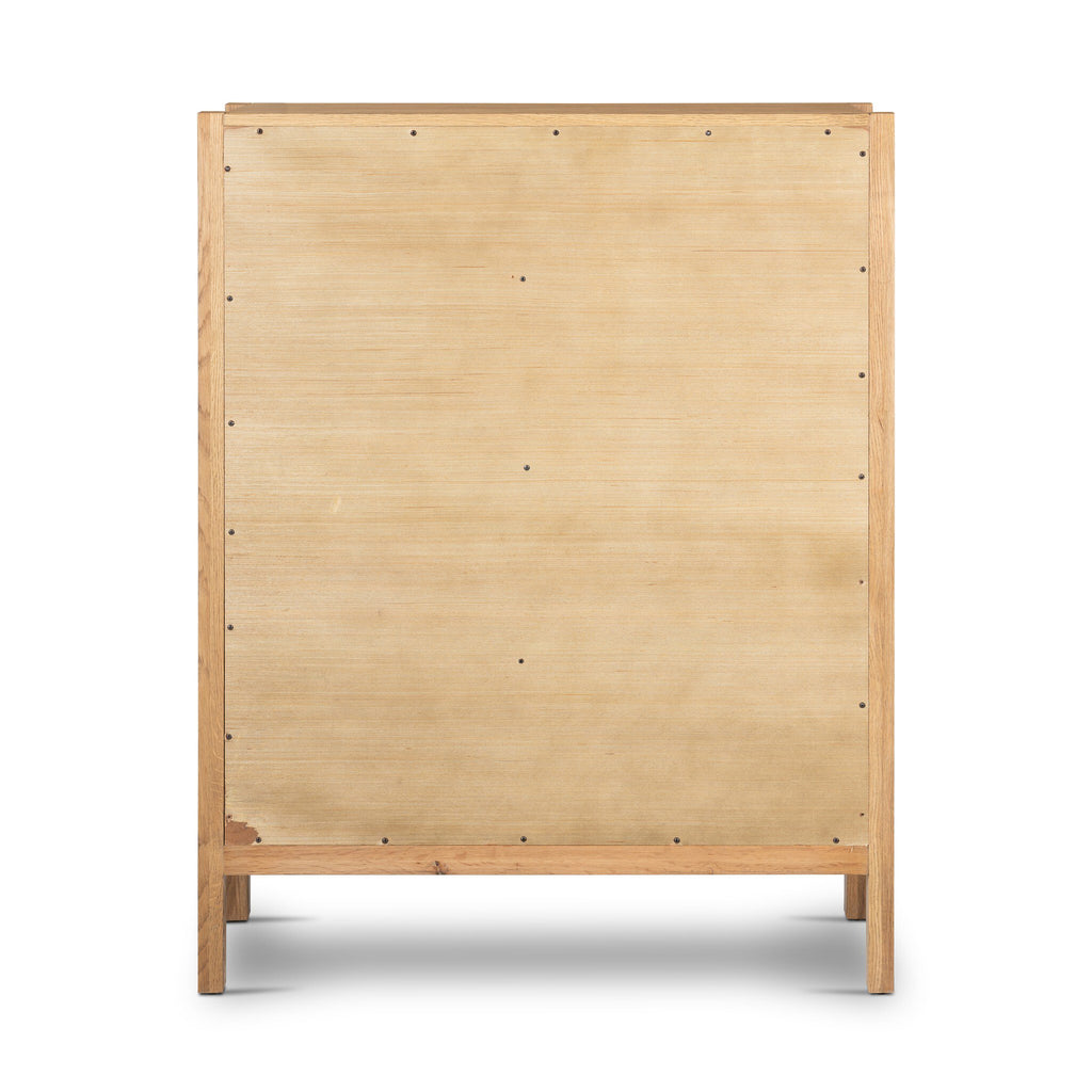 Meadow 5 Drawer Dresser - Tawny Oak Veneer