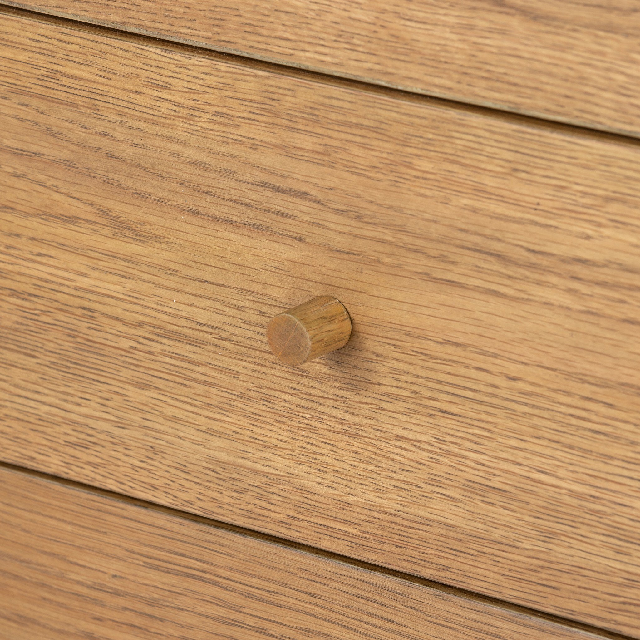 Meadow 5 Drawer Dresser - Tawny Oak Veneer