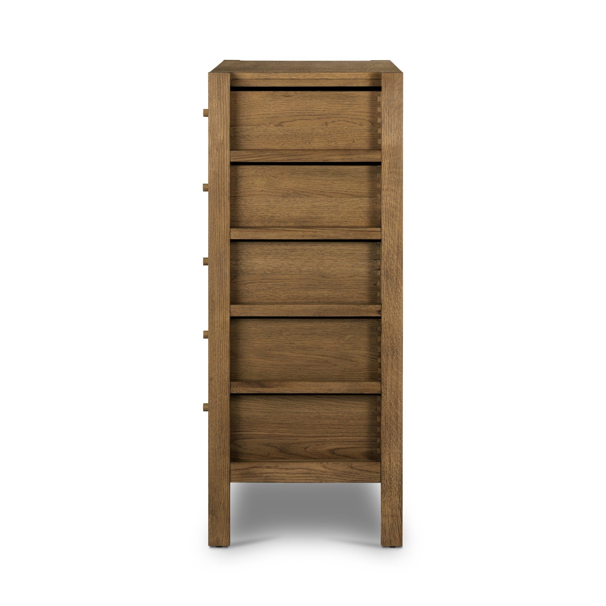 Meadow 5 Drawer Dresser - Tawny Oak Veneer