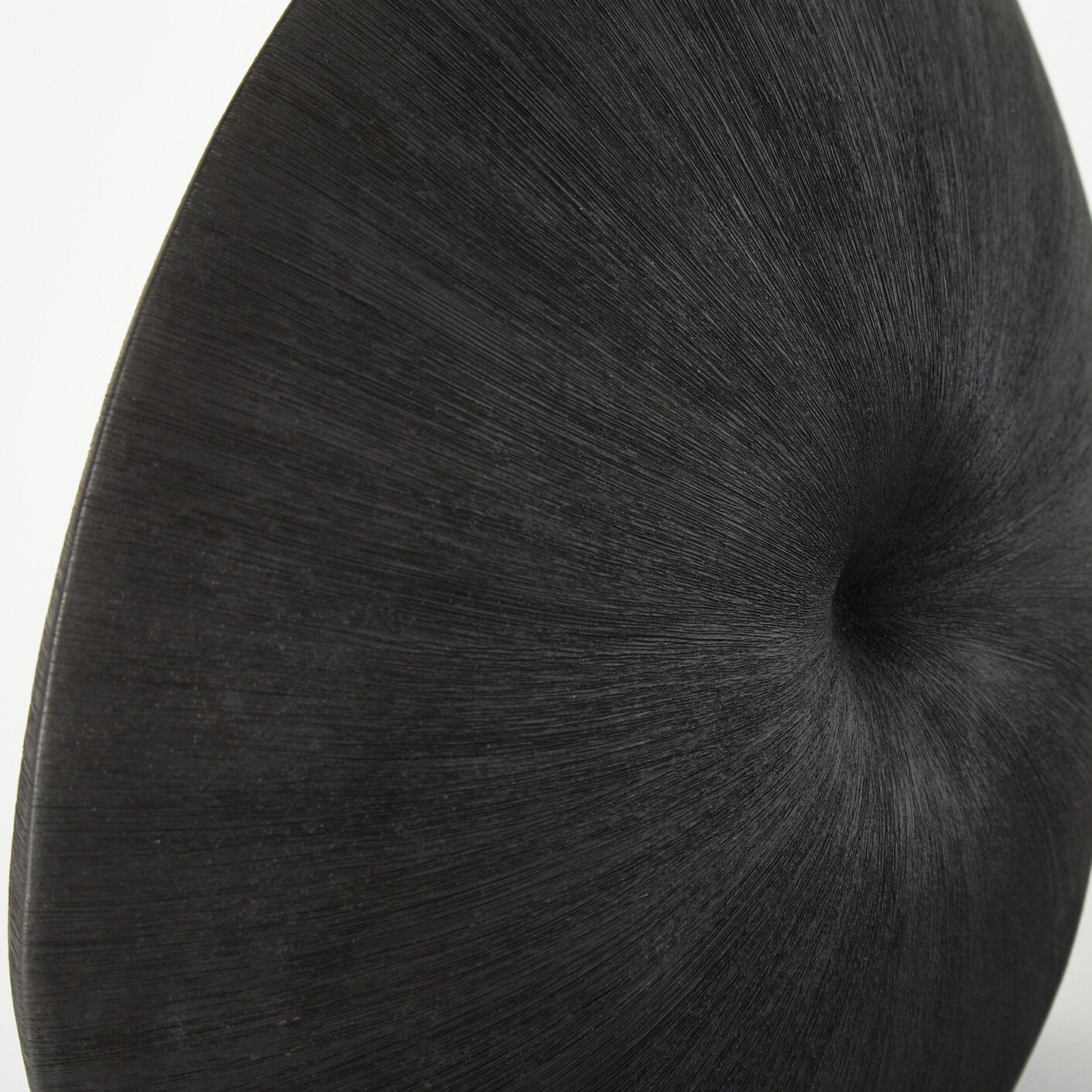 Busaba Table Lamp - Textured Matte Black Porcelain Ceramic