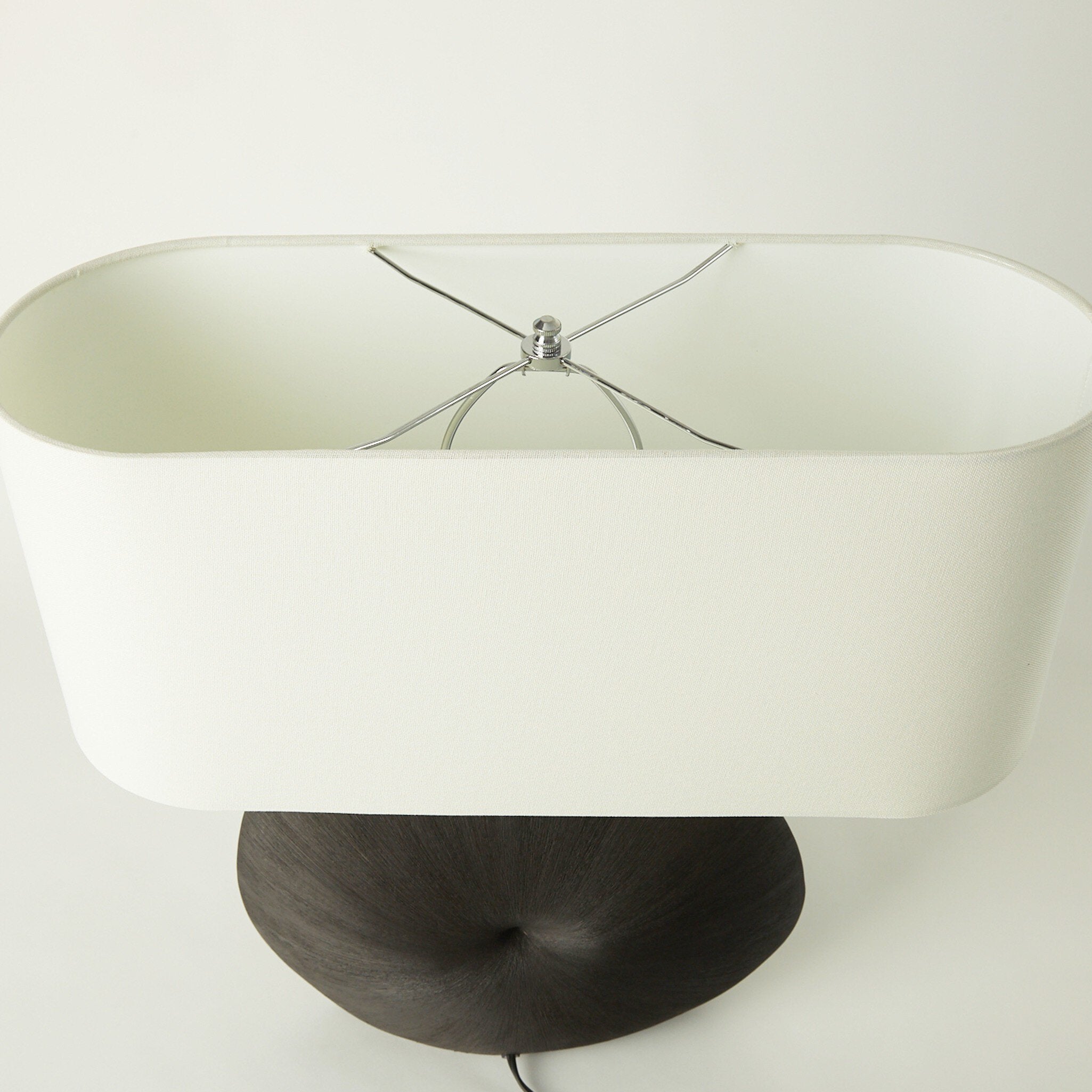 Busaba Table Lamp - Textured Matte Black Porcelain Ceramic