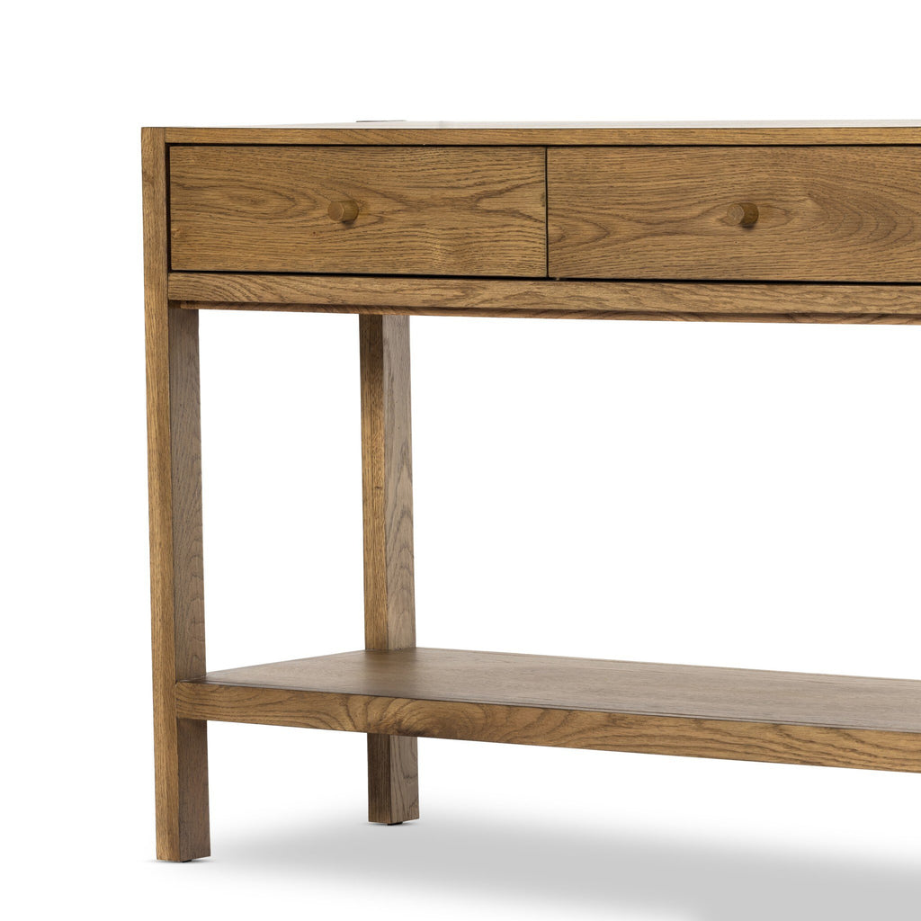 Meadow Console Table - Tawny Oak Veneer