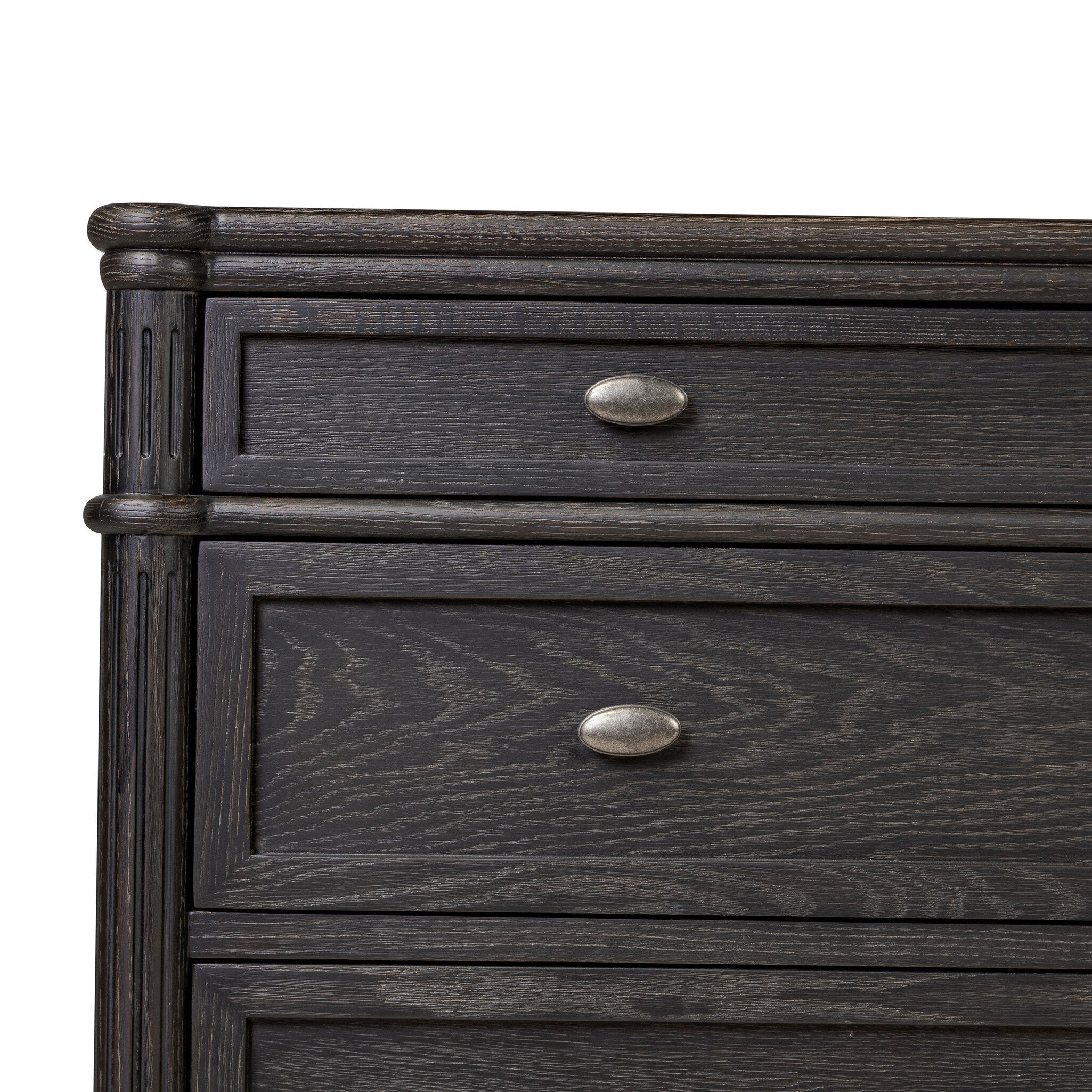 Toulouse Chest - Distressed Black