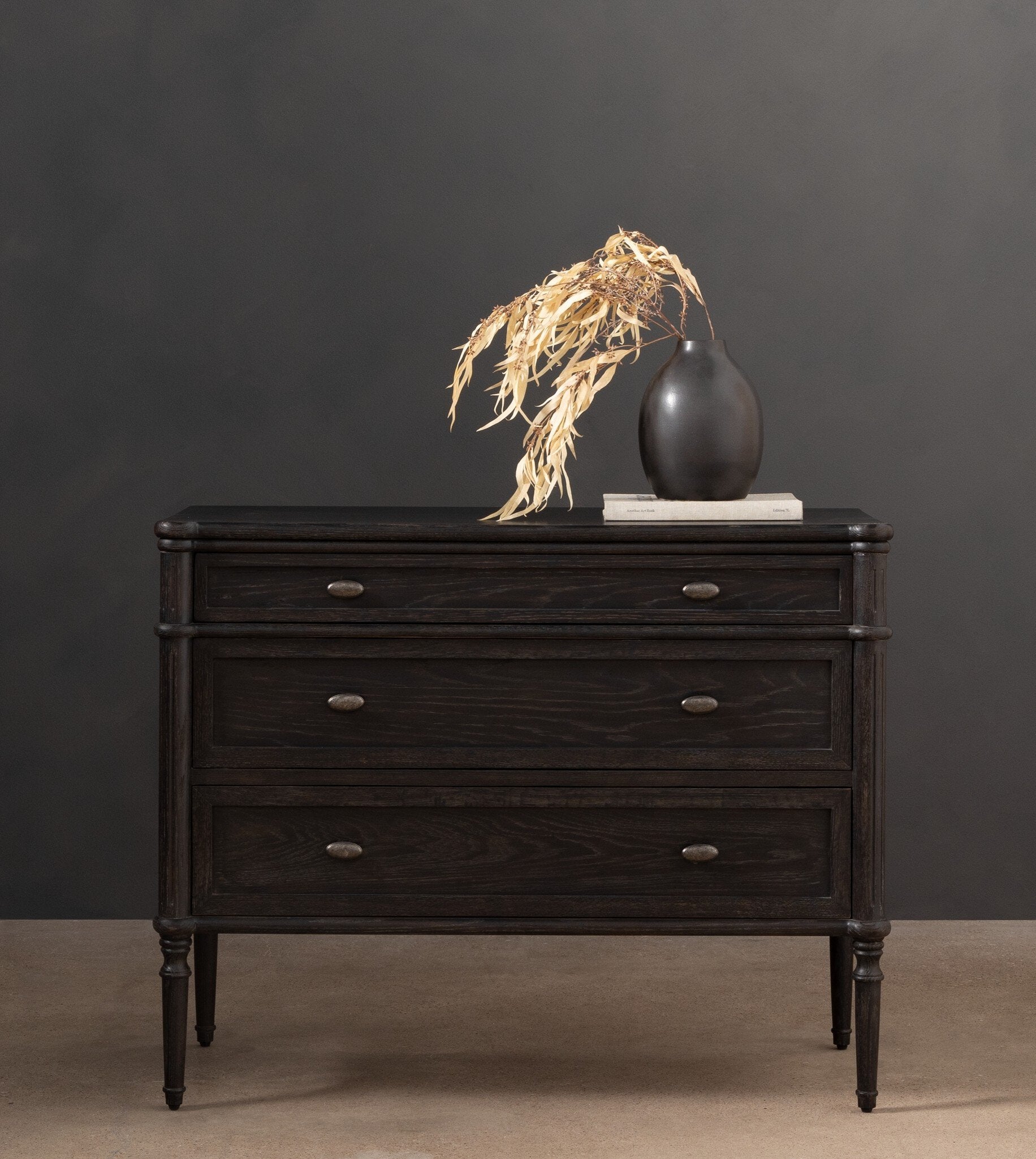 Toulouse Chest - Distressed Black