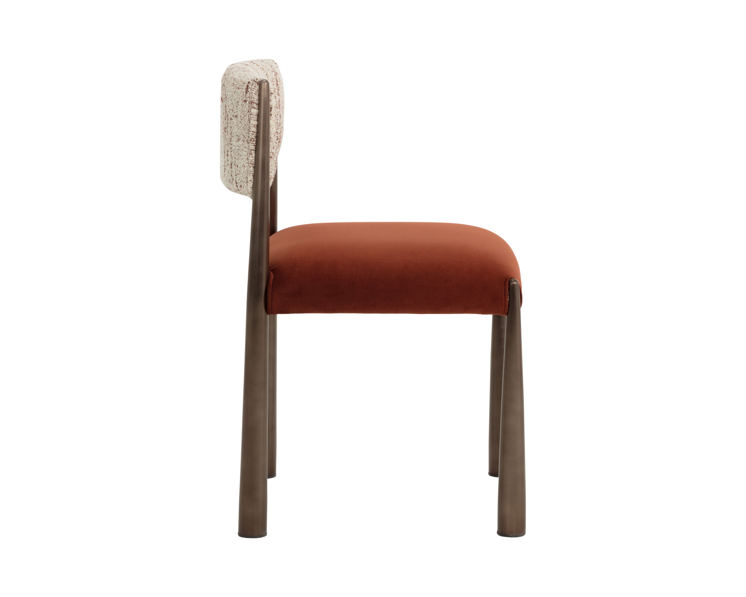 Bayard Dining Chair - Dark Bronze - Meg Rust / Terri Nutmeg