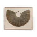 Beda Framed Sea Grass Object - Natural Maple Floater