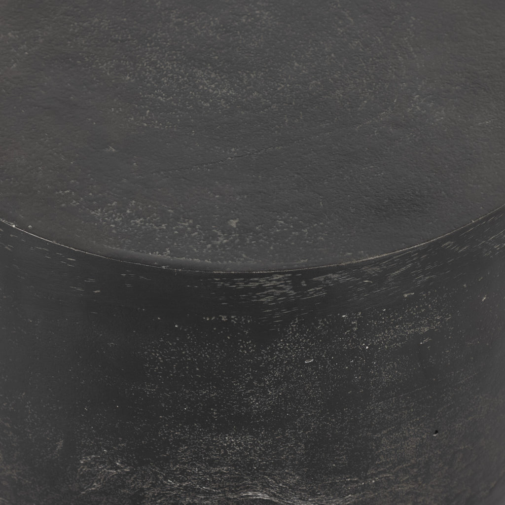 Basil Outdoor Drink Table - Aged Grey