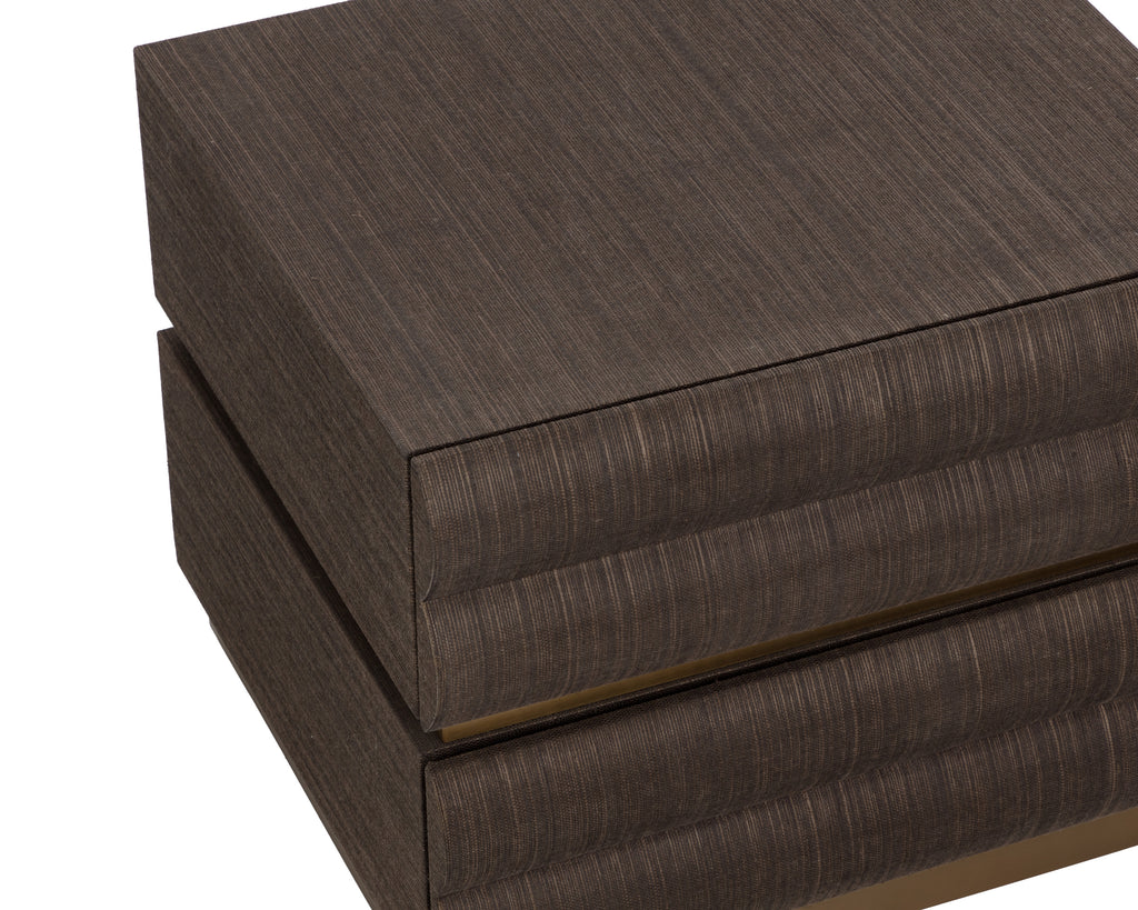 Subira Nightstand - Chocolate
