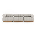 Roma Outdoor 3-Piece Sectional - Faye Ash