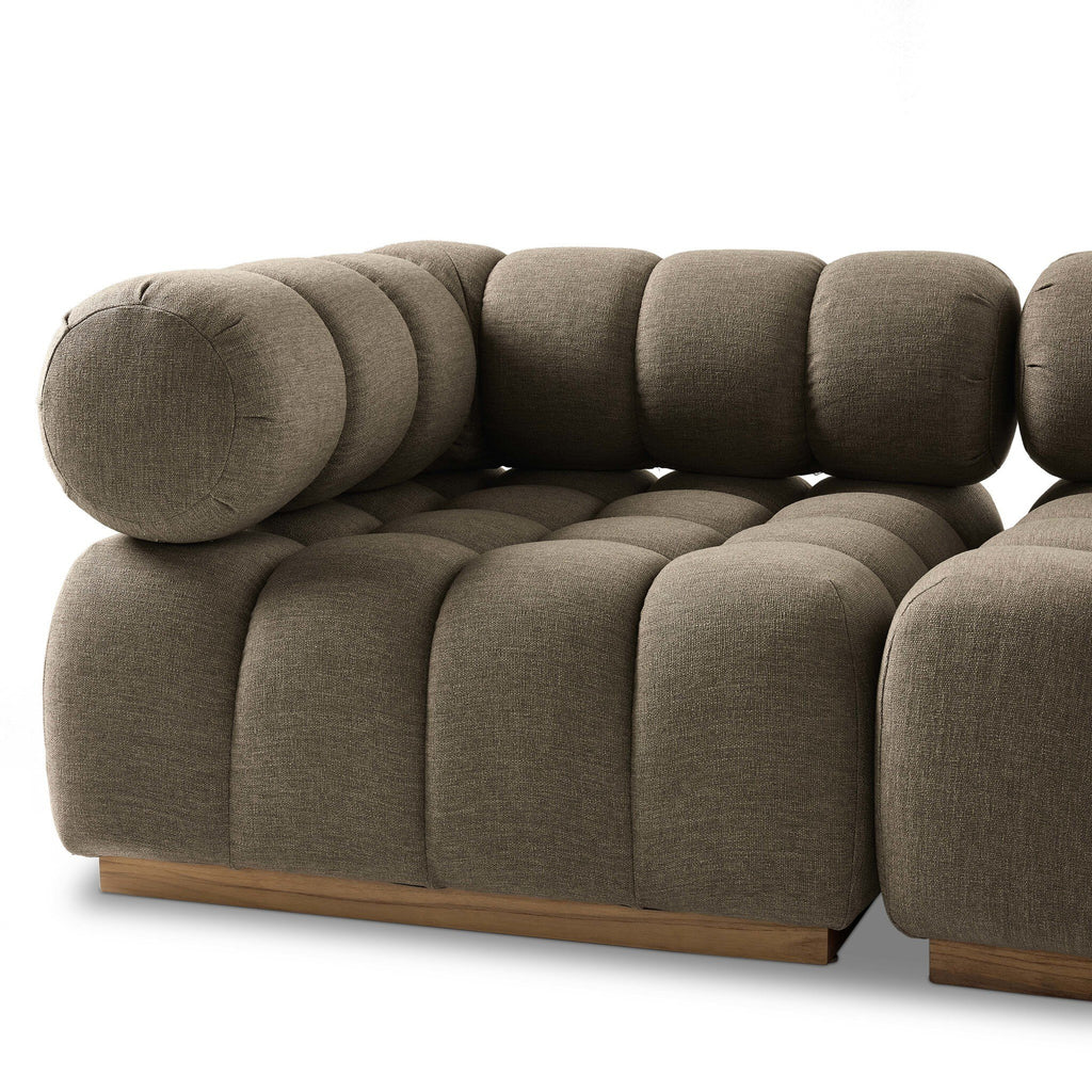 Roma Outdoor 3-Piece Sectional - Alessi Fawn
