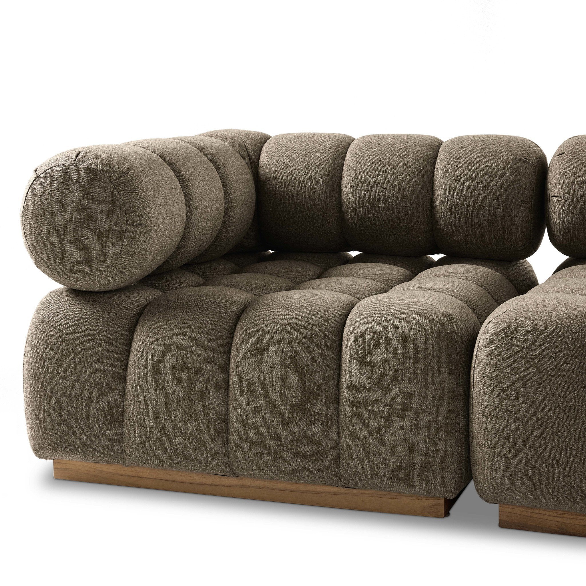 Roma Outdoor 3-Piece Sectional - Alessi Fawn