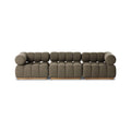 Roma Outdoor 3-Piece Sectional - Alessi Fawn