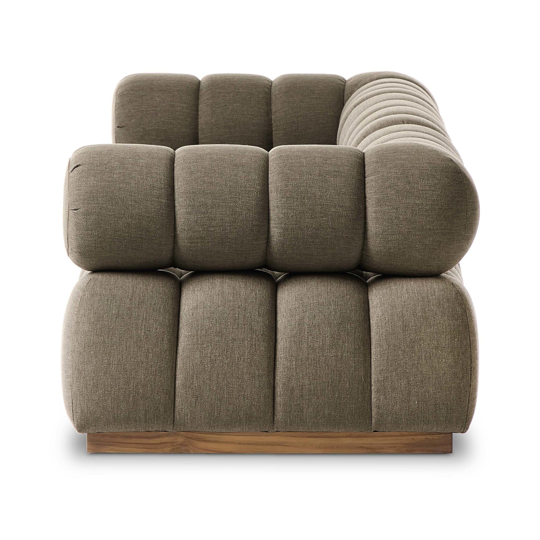 Roma Outdoor 3-Piece Sectional - Alessi Fawn