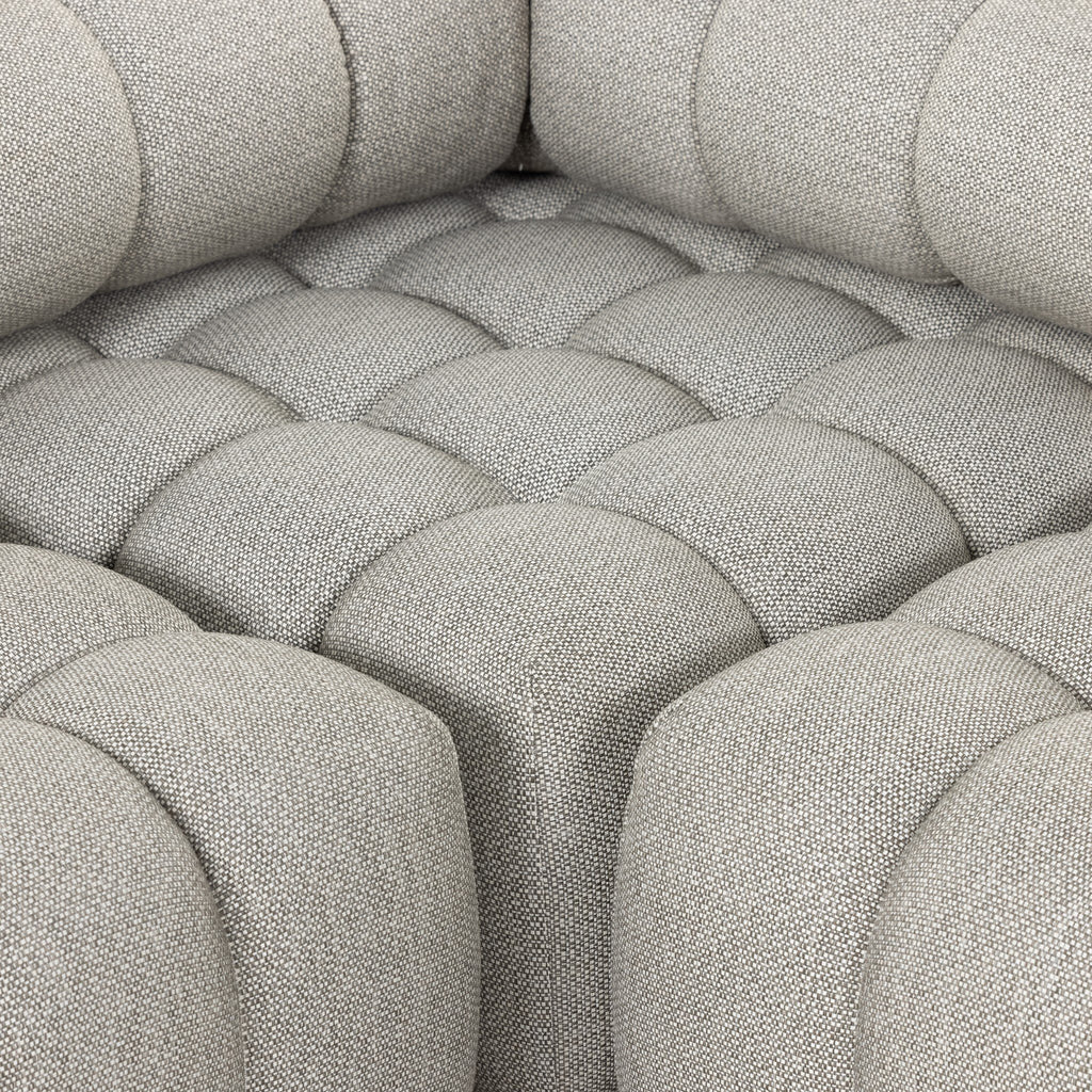 Roma Outdoor 5-Piece Sectional - Faye Ash