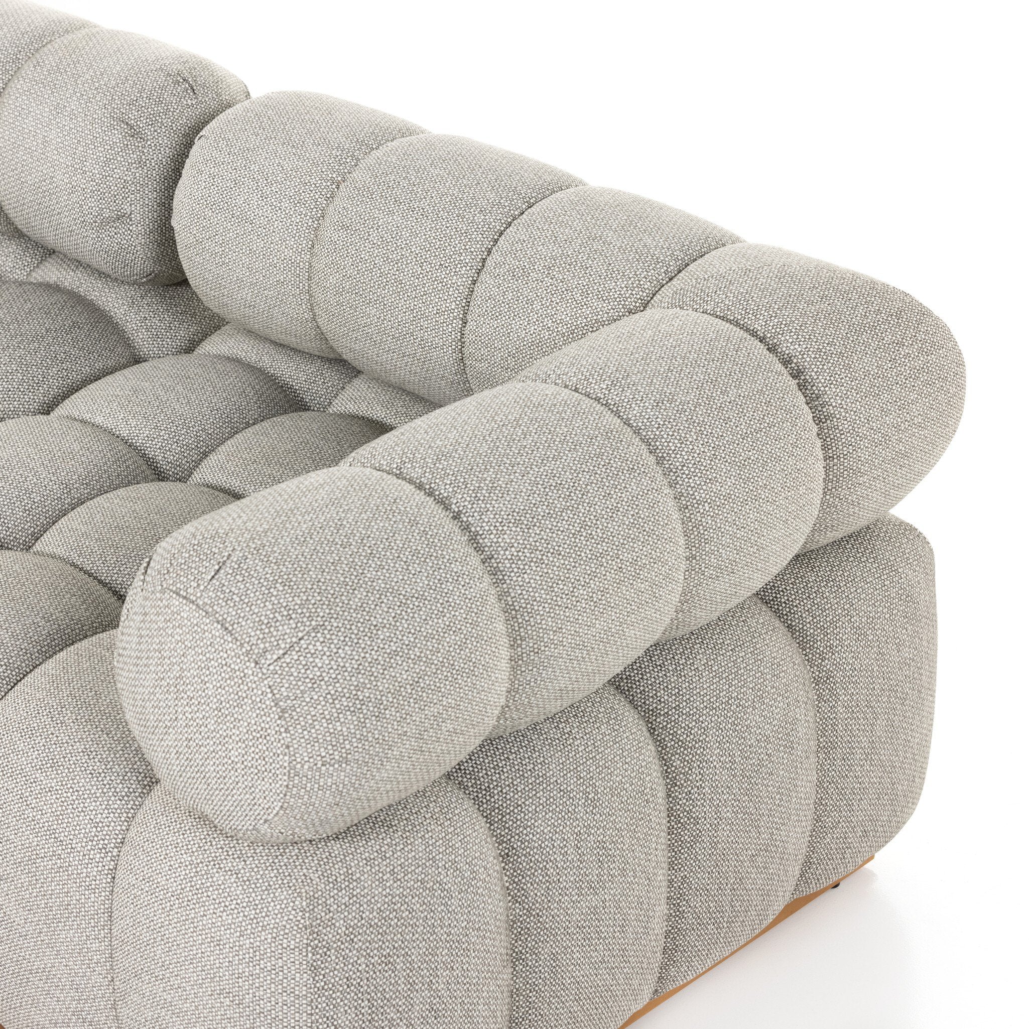 Roma Outdoor 5-Piece Sectional - Faye Ash