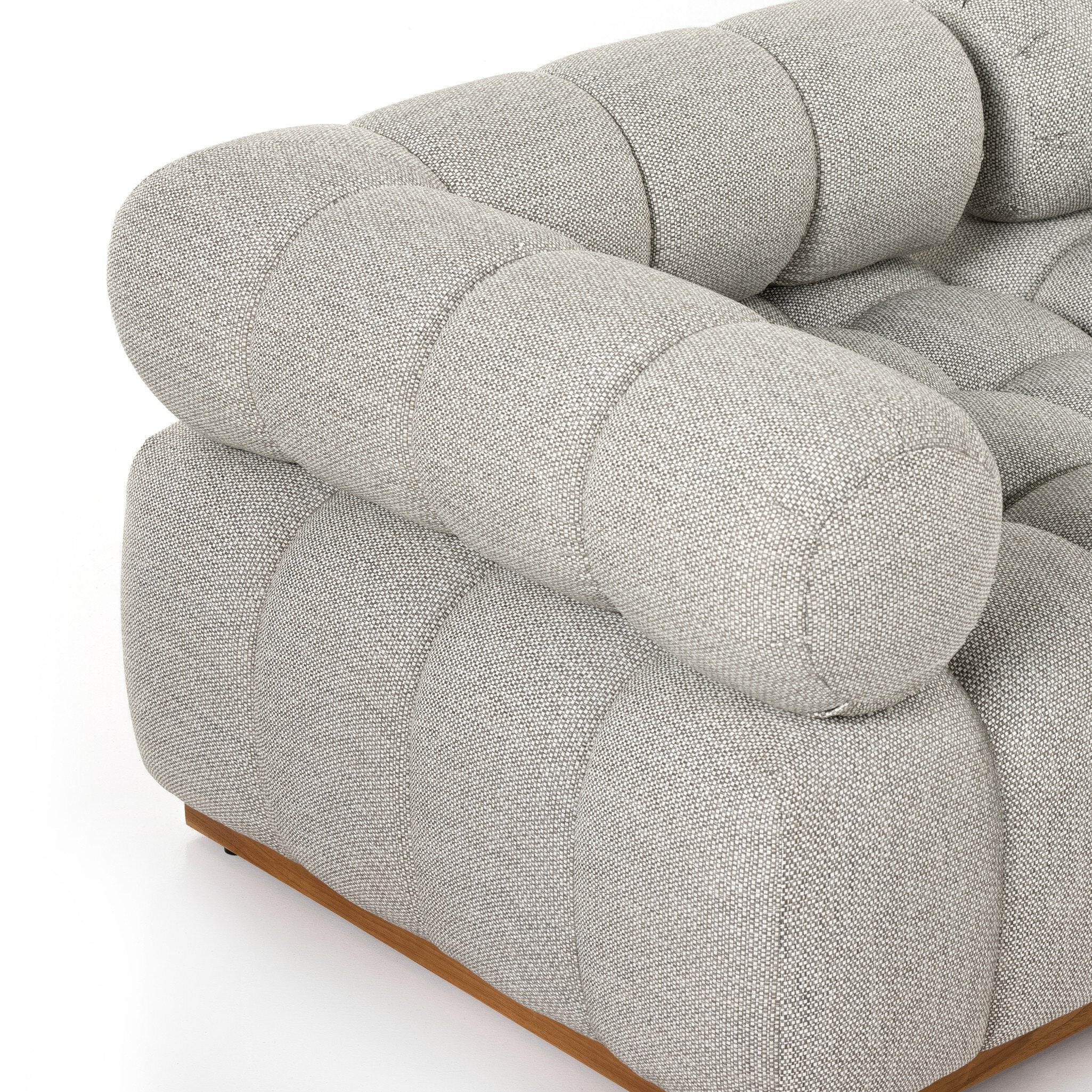 Roma Outdoor 5-Piece Sectional - Faye Ash