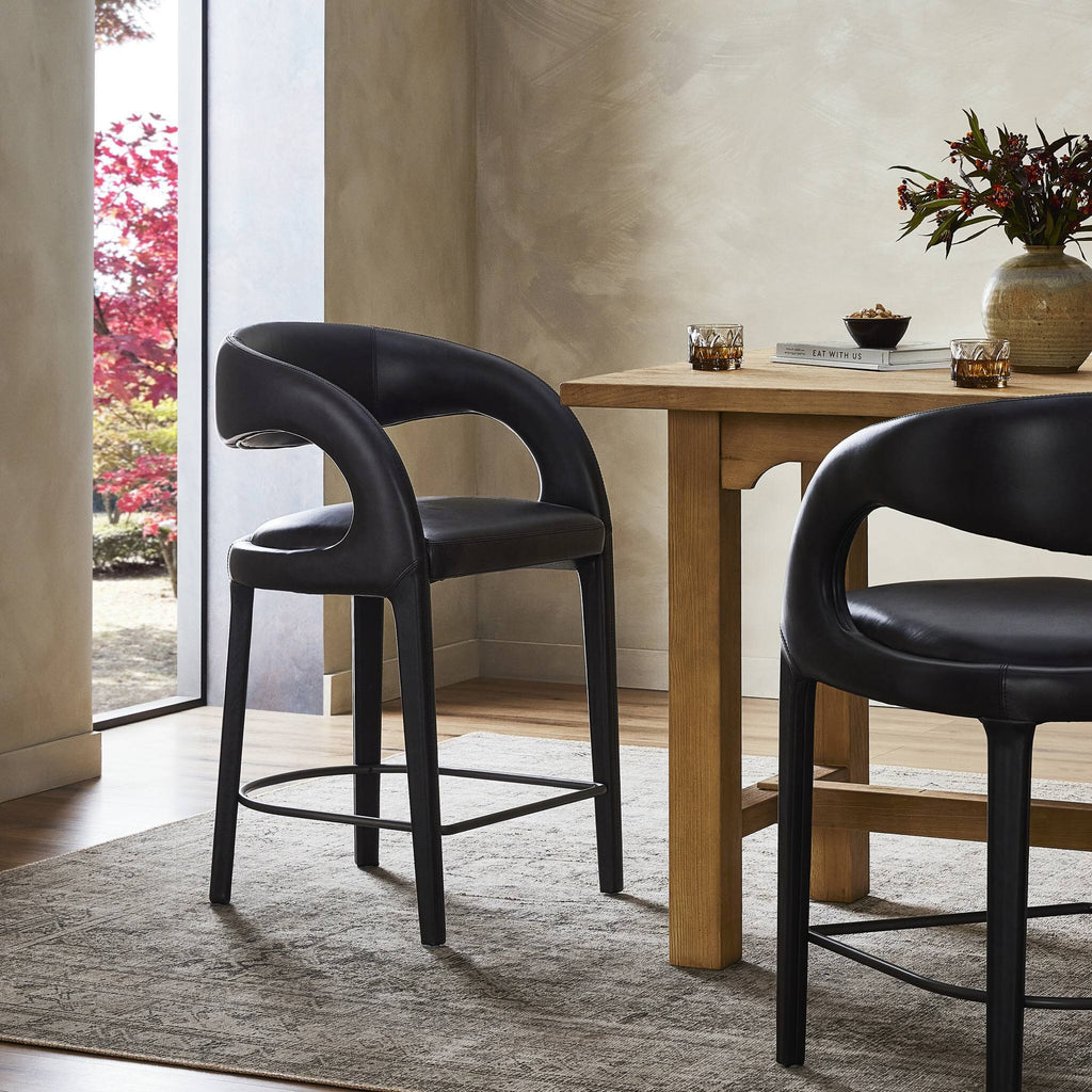 Hawkins Counter Stool - Sonoma Black