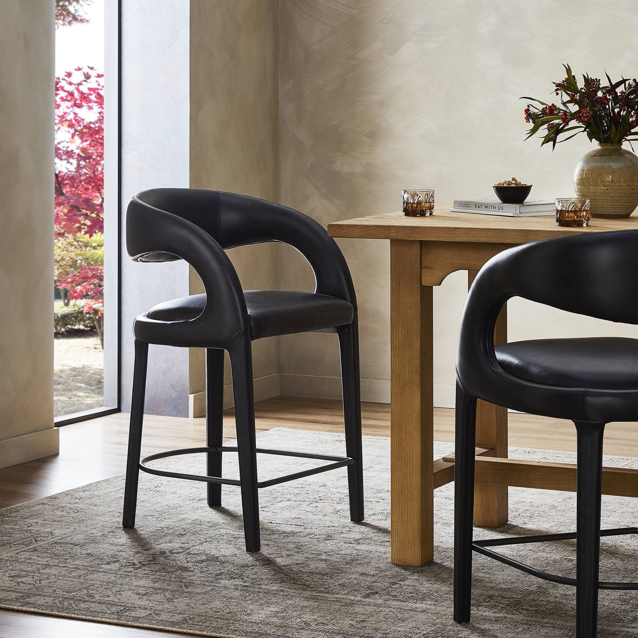 Hawkins Counter Stool - Sonoma Black