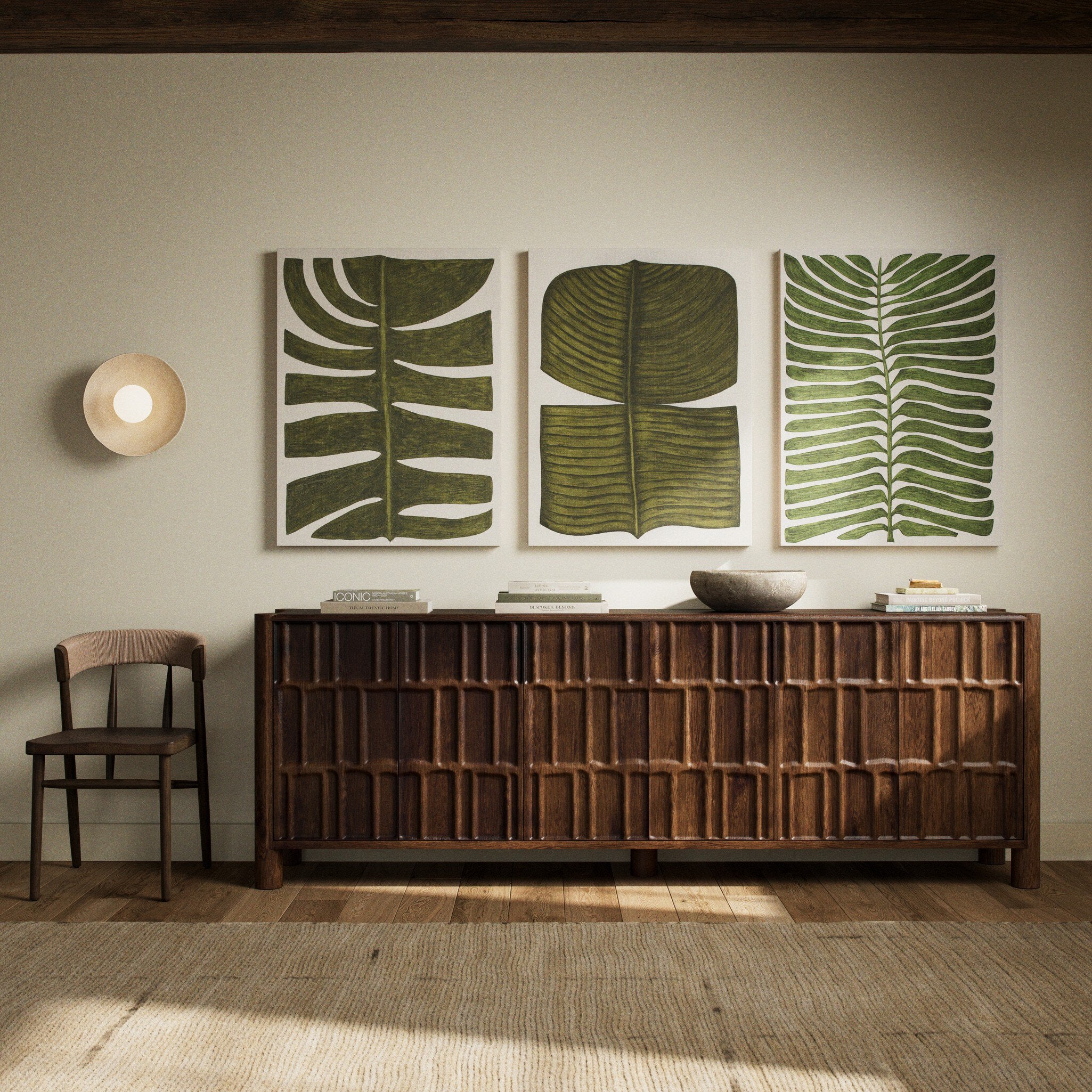 Botanic Triptych by Marianne Hendriks - Maple Box