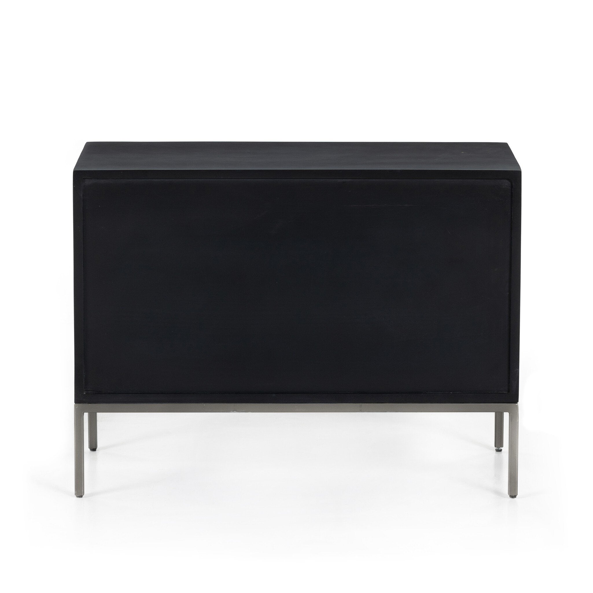 Trey Large Nightstand - Black Wash Poplar