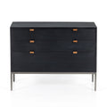 Trey Large Nightstand - Black Wash Poplar