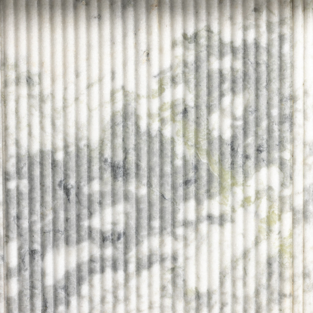 Oranda Dining Table - Polished White Marble w/ Sealant