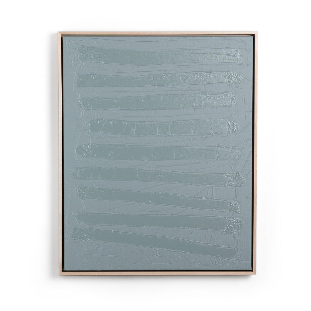 Free Form Lines I by The Holly Collective - Natural Maple Floater
