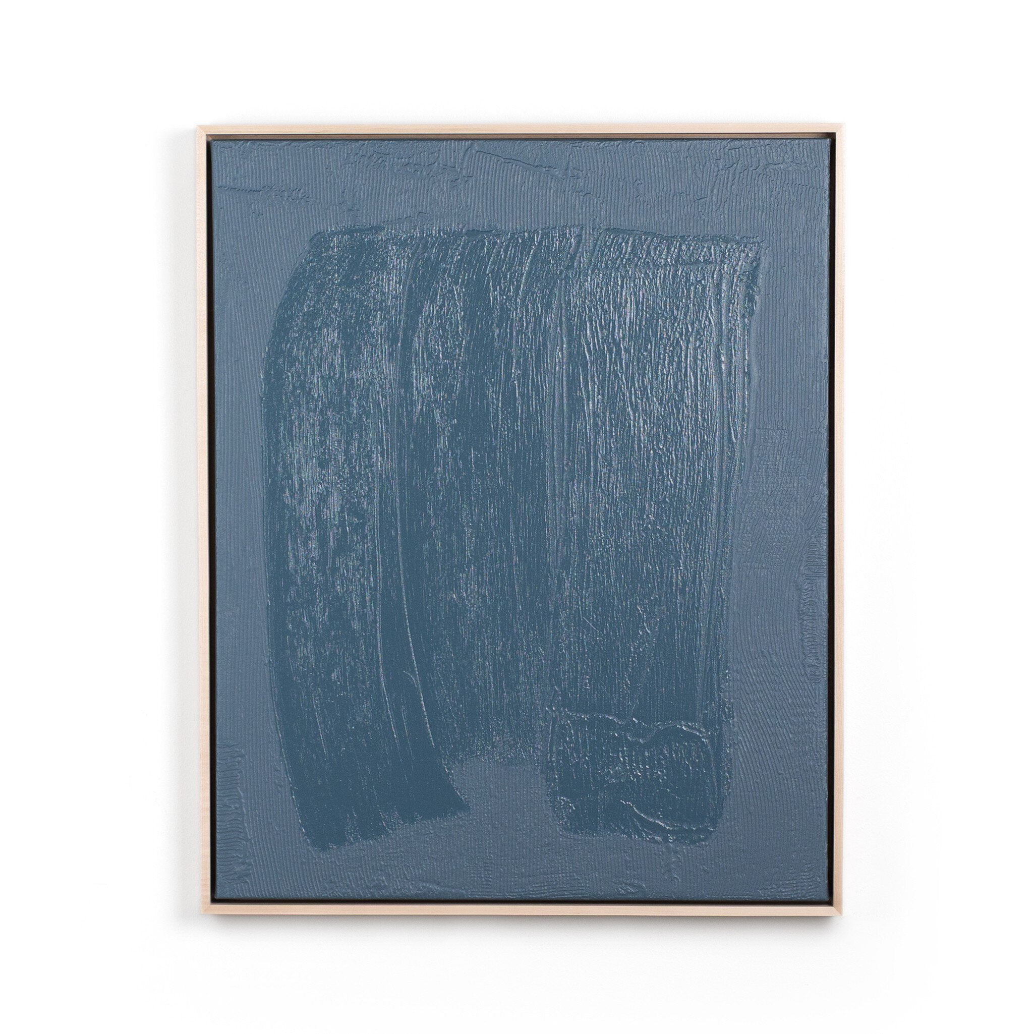 Free Form Lines II by The Holly Collective - Natural Maple Floater