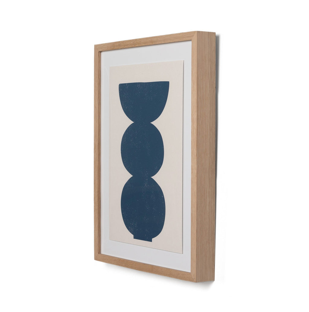 Ceramic Vase II by Roseanne Kenny - Vertical Grain 2.5 White Oak