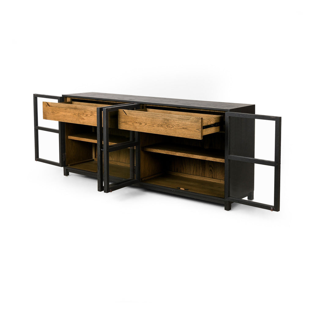Millie Large Sideboard - Drifted Oak Solid