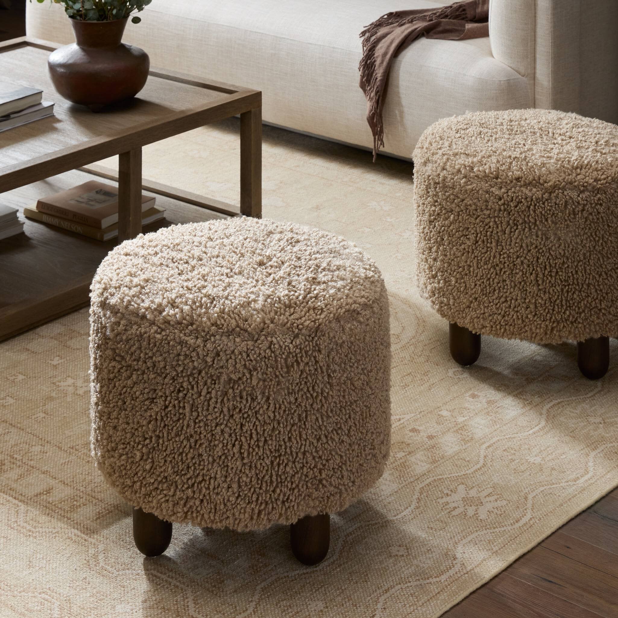 Aniston Ottoman - Andes Toast