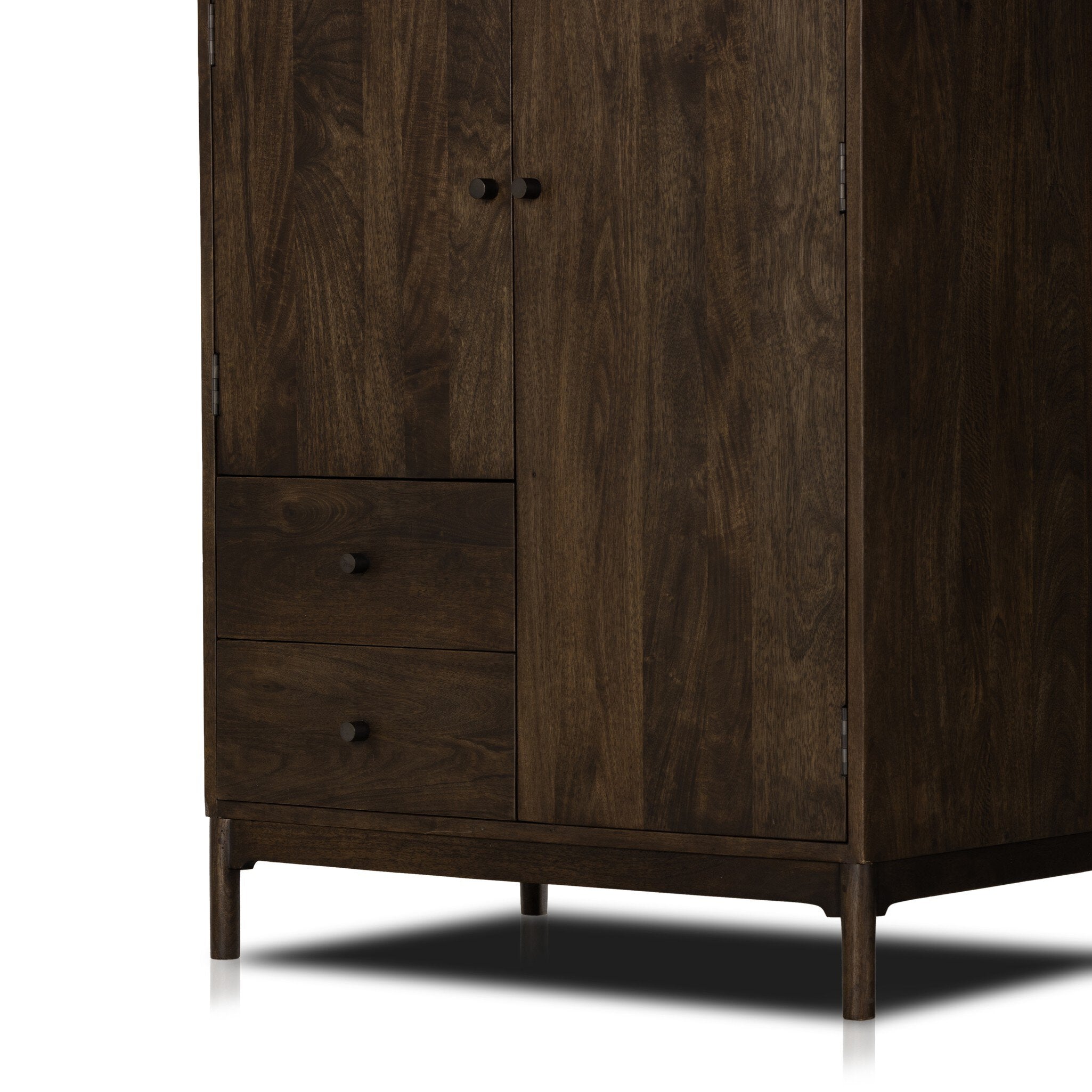 Ophelia Armoire - Aged Brown
