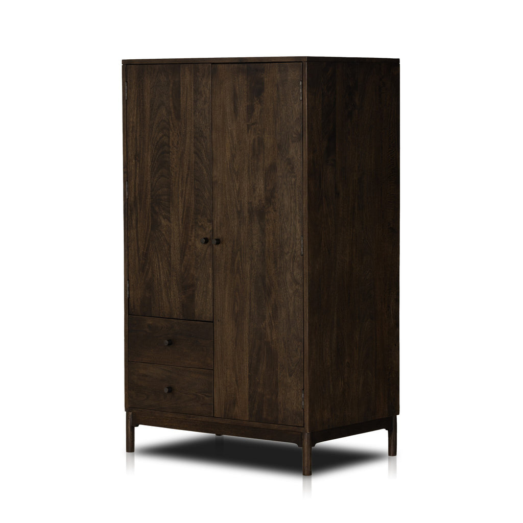 Ophelia Armoire - Aged Brown