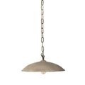 Organic Ceramic Pendant - Light Sand Porcelain Ceramic