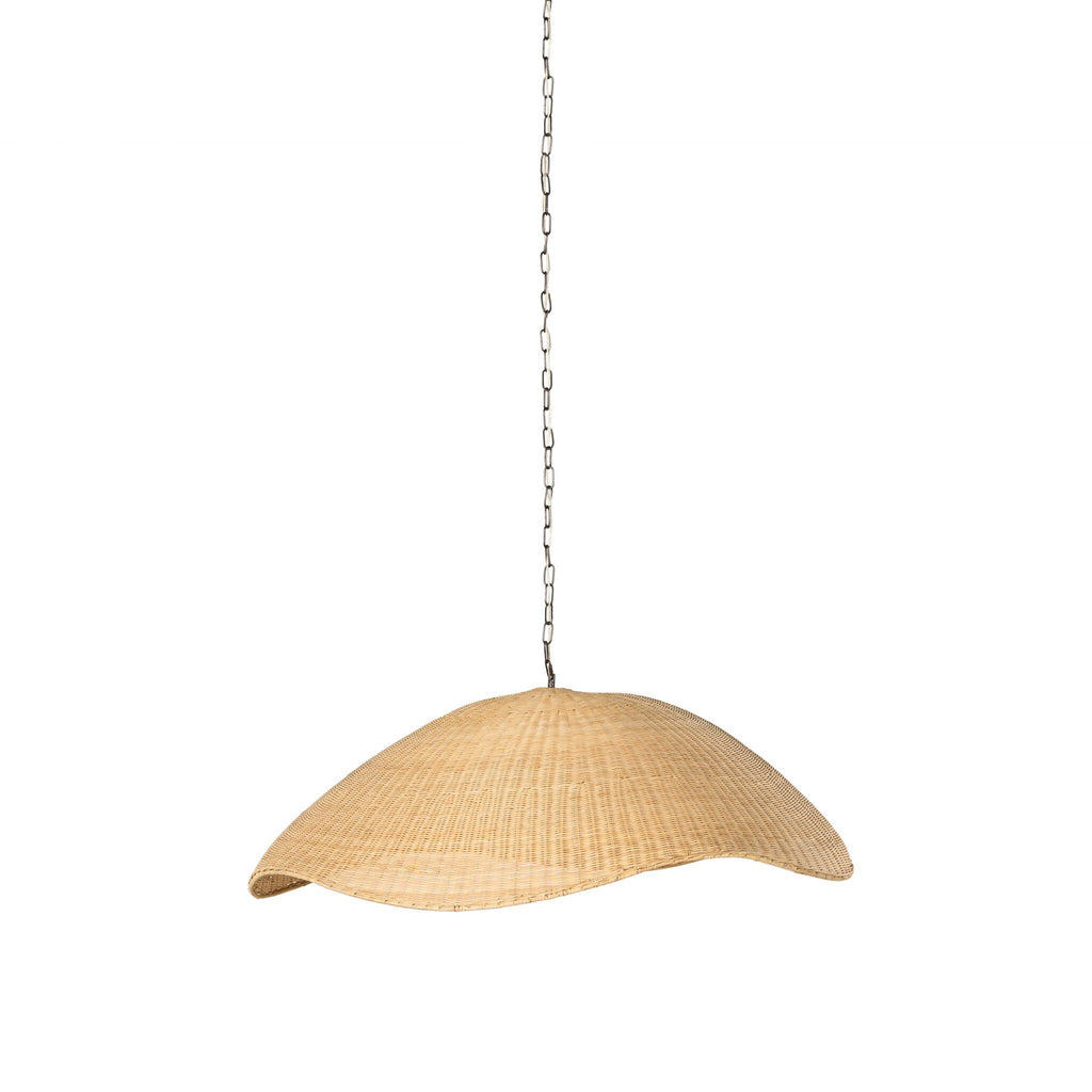 Overscale Woven Rattan Pendant - Natural Rattan
