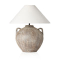 Mays Table Lamp - Vintage Brown Porcelain Ceramic
