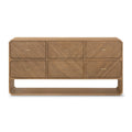 Caspian 6 Drawer Dresser - Natural Ash