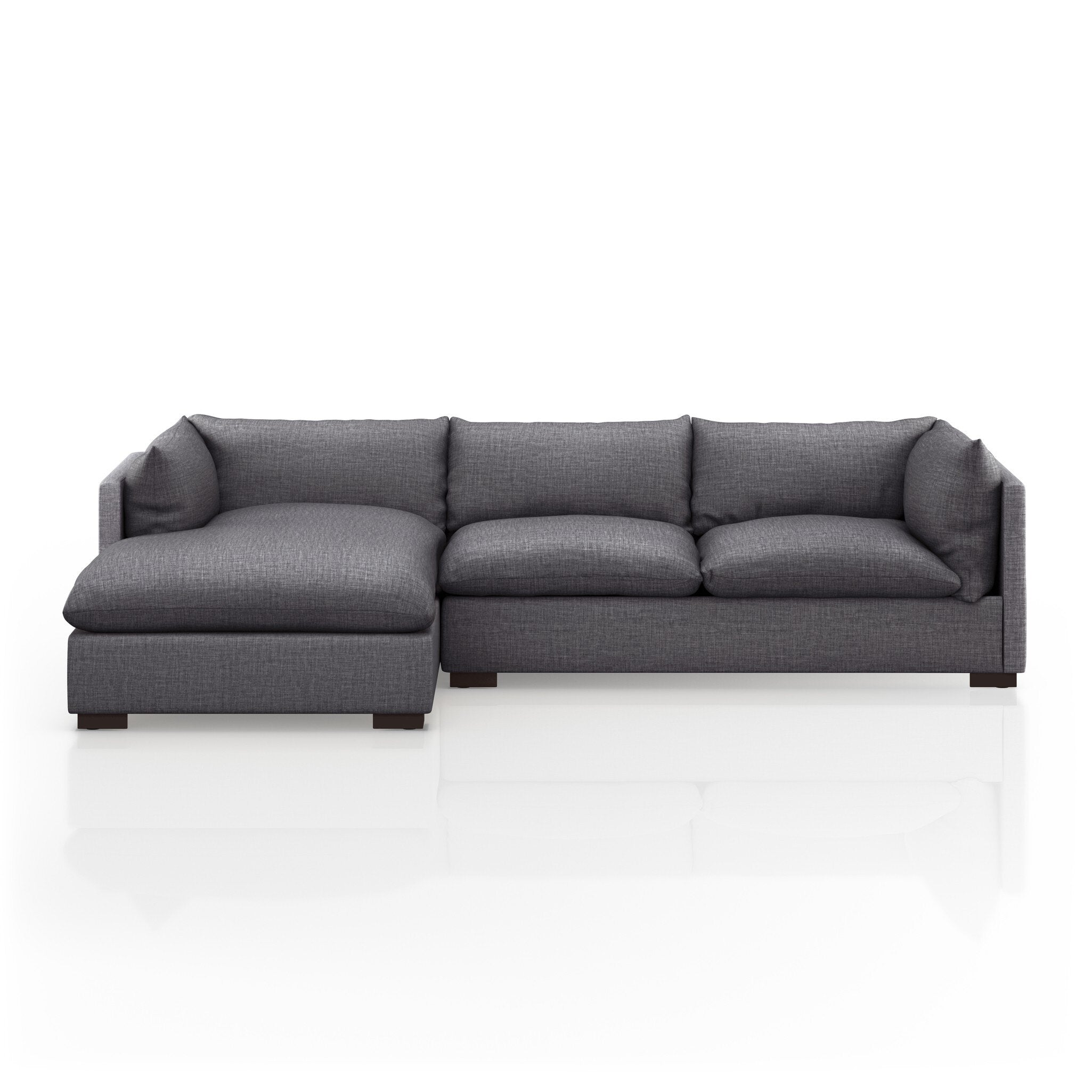 Westwood 2-Piece Sectional - Bennett Charcoal | 112" | Left Chaise