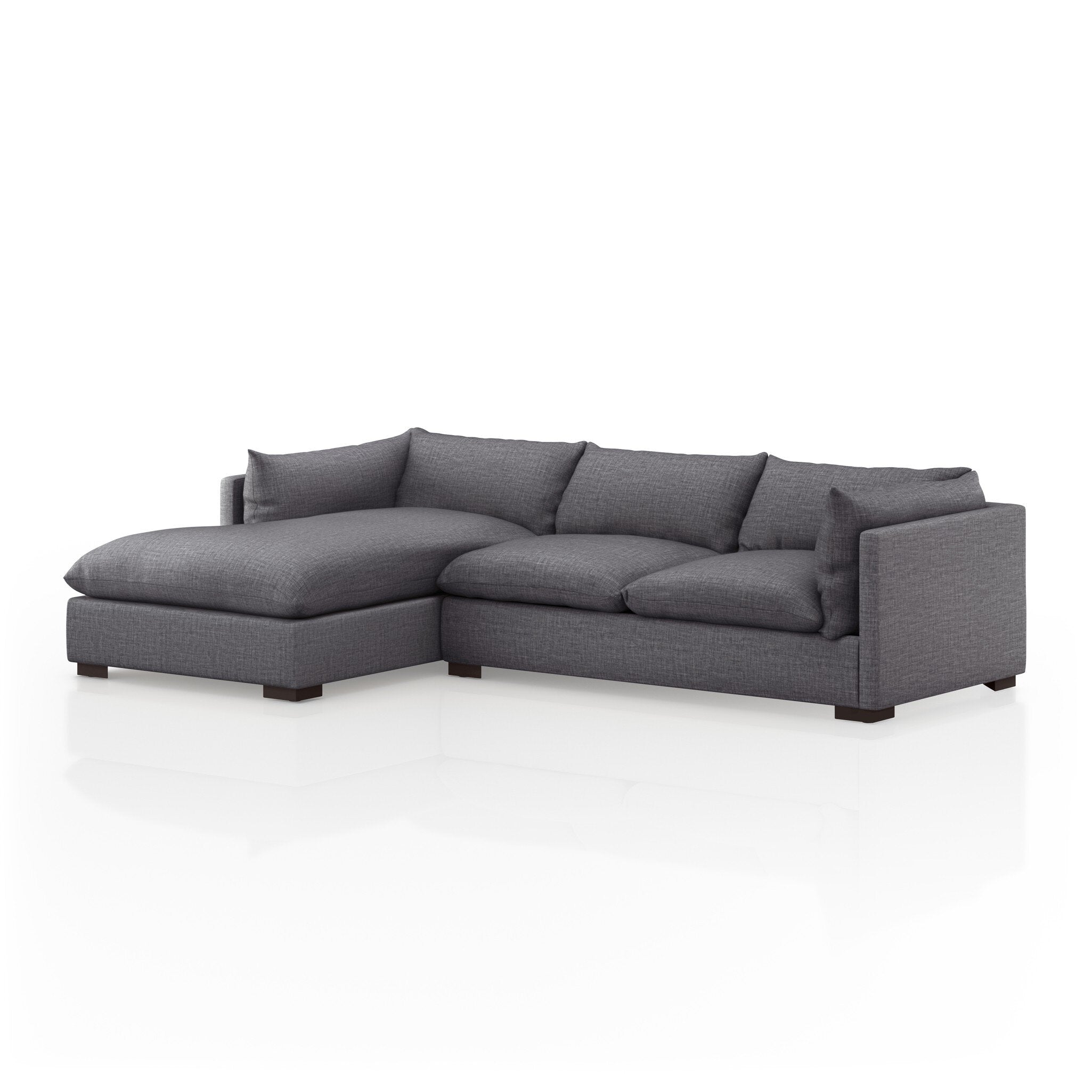 Westwood 2-Piece Sectional - Bennett Charcoal | 112" | Left Chaise