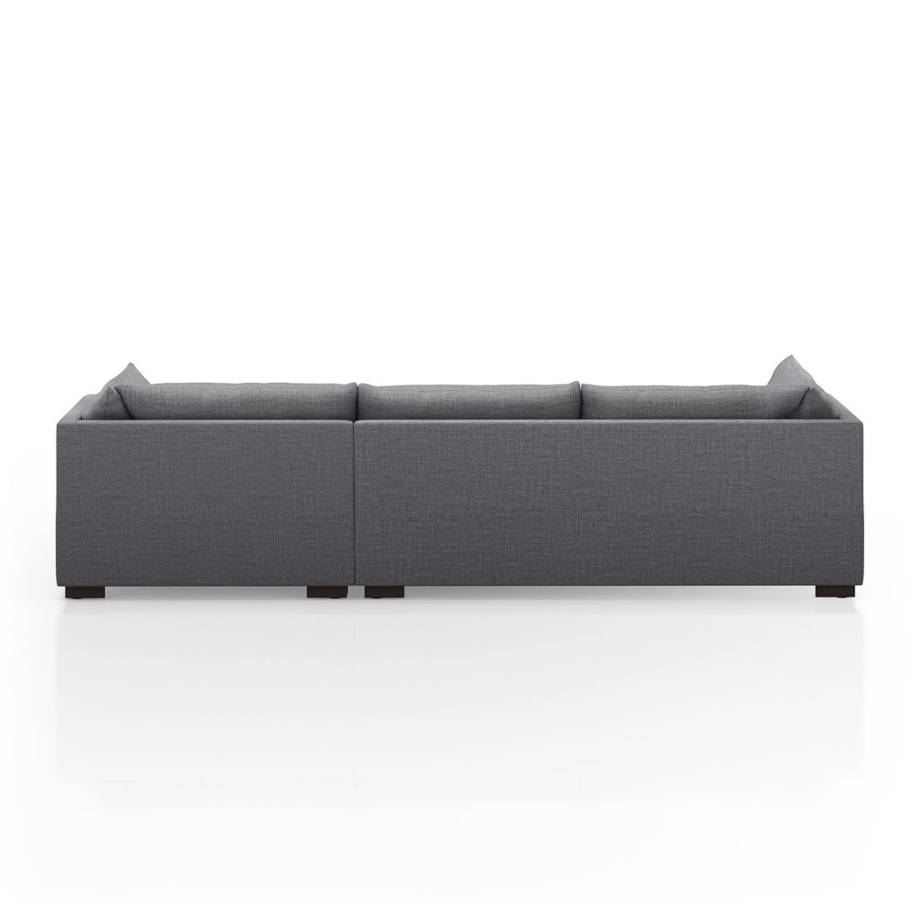 Westwood 2-Piece Sectional - Bennett Charcoal | 112" | Right Chaise
