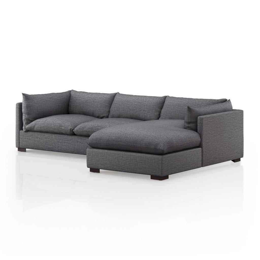 Westwood 2-Piece Sectional - Bennett Charcoal | 112" | Right Chaise